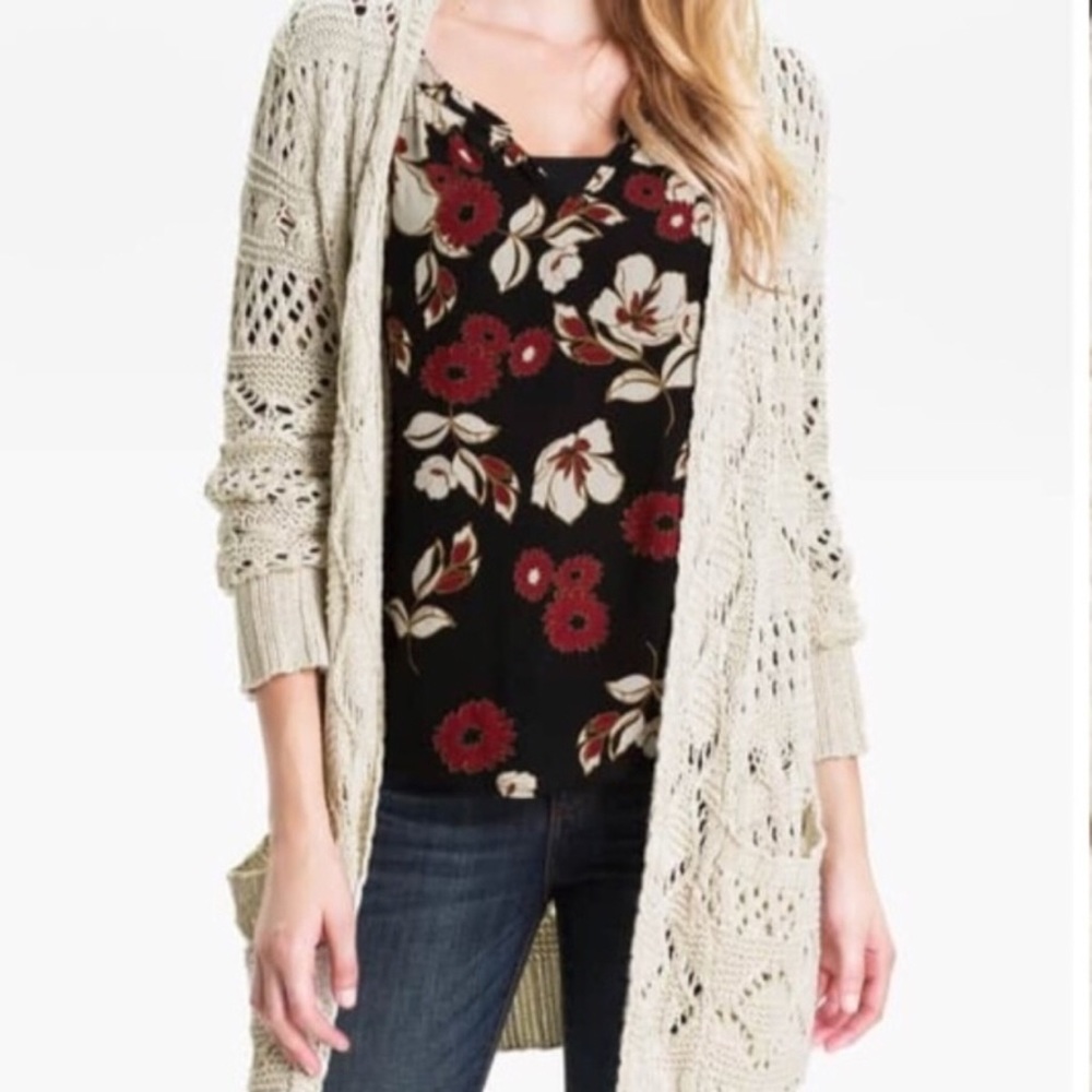 ISO Lucky Brand Long Open Cardigan